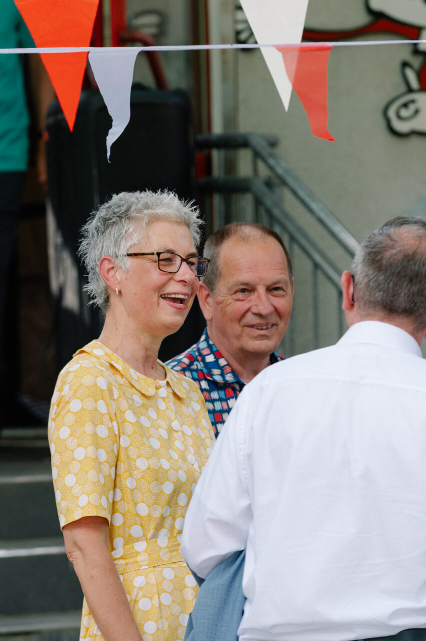 Frau Thalheim (Sen. Inneres Sport), Karl-Heinz Schröder (Vorstand TTTC)