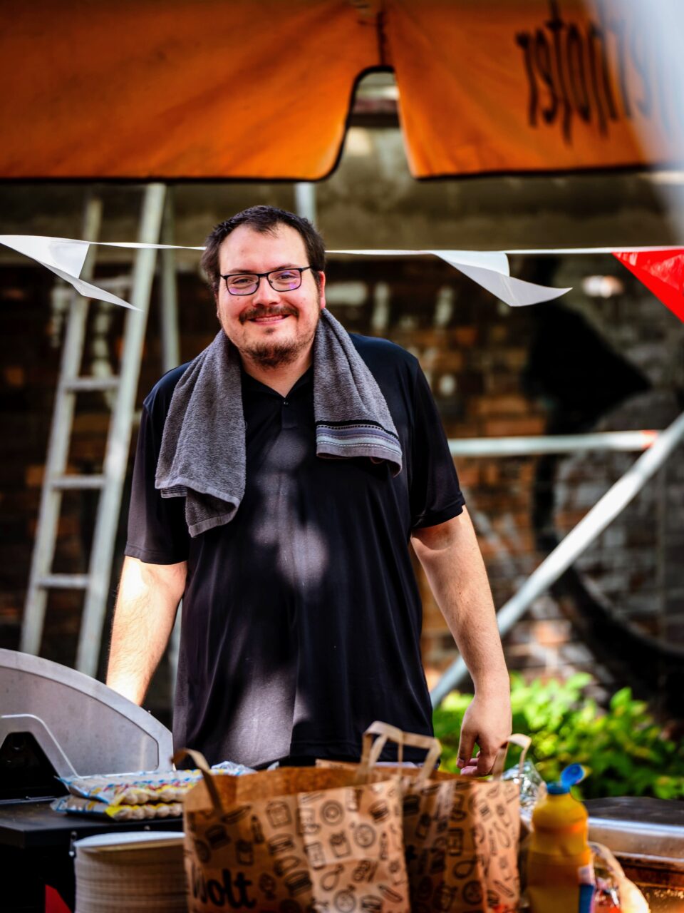 André am Grill